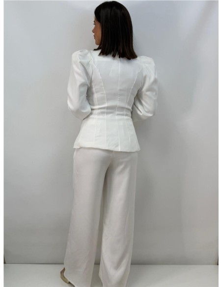 TRAJE CHAQUETA AREVALO BLANCO