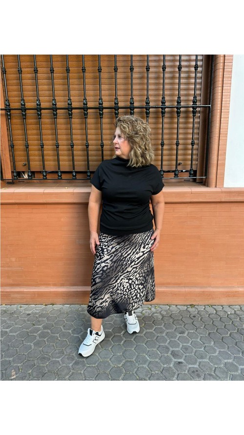 FALDA CEBRA NEGRO