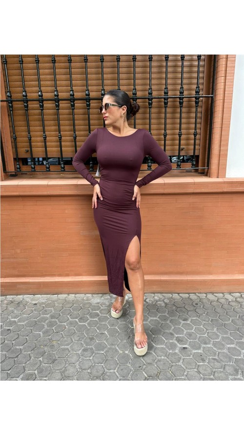 VESTIDO ROUS MARY BURDEOS