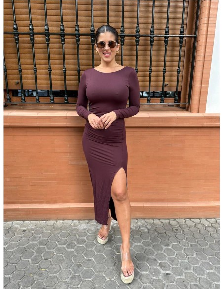 VESTIDO ROUS MARY BURDEOS