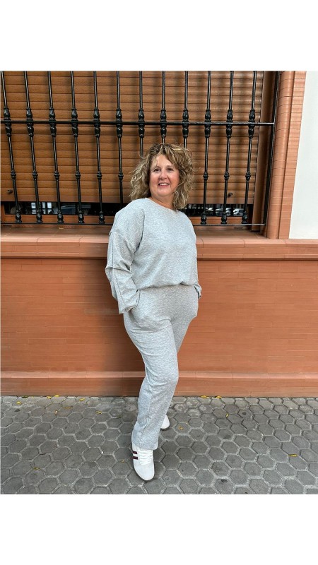 CONJUNTO BRILLI GRIS