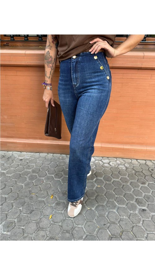 PANTALON AGATA VAQUERO