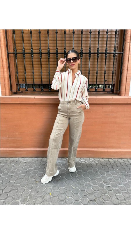 PANTALÓN MARISA TAUPE