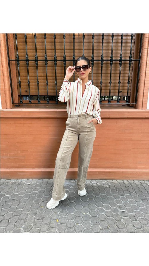 PANTALÓN MARISA TAUPE