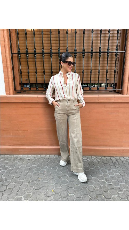 PANTALÓN MARISA TAUPE