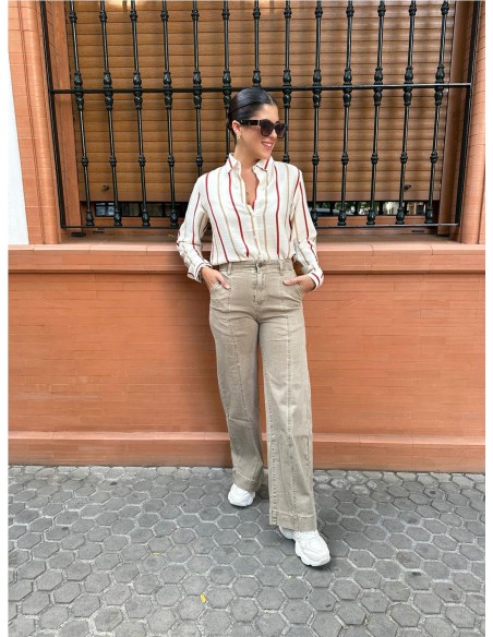 PANTALÓN MARISA TAUPE