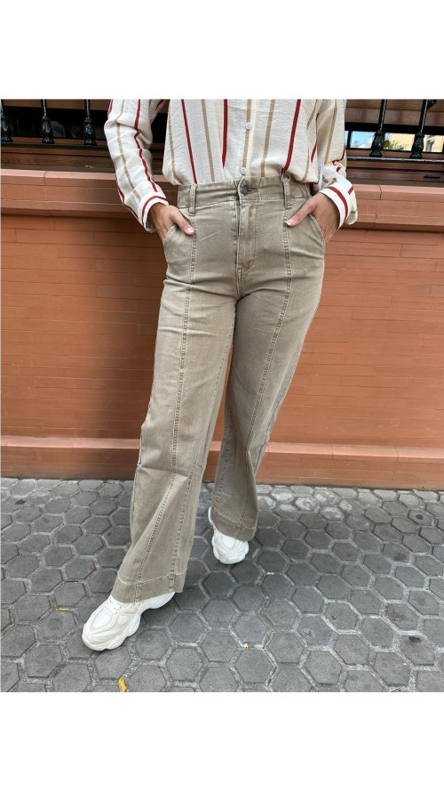 PANTALÓN MARISA TAUPE
