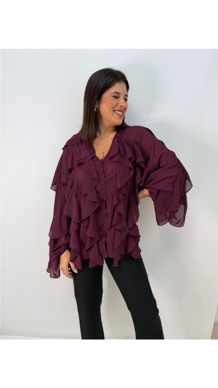 CAMISA JADE BURDEOS 2