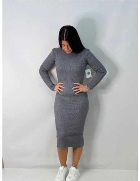 VESTIDO ELISA GRIS