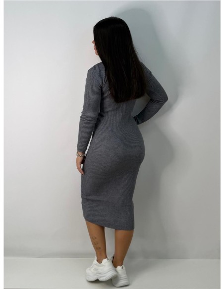 VESTIDO ELISA GRIS