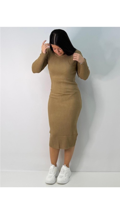VESTIDO ELISA CAMEL VESTIDO ELISA CAMEL