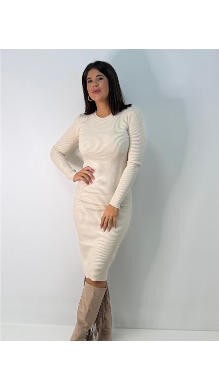 VESTIDO ELISA BEIG 2