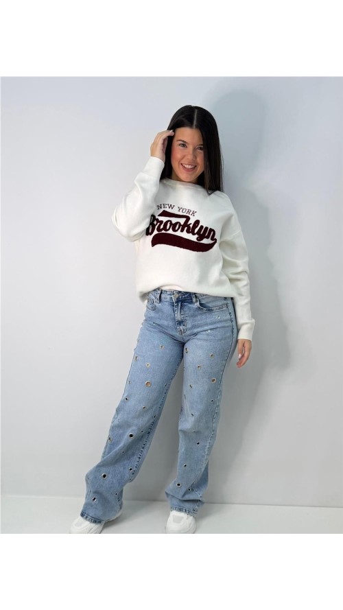 JERSEY BROOKLYN BLANCO