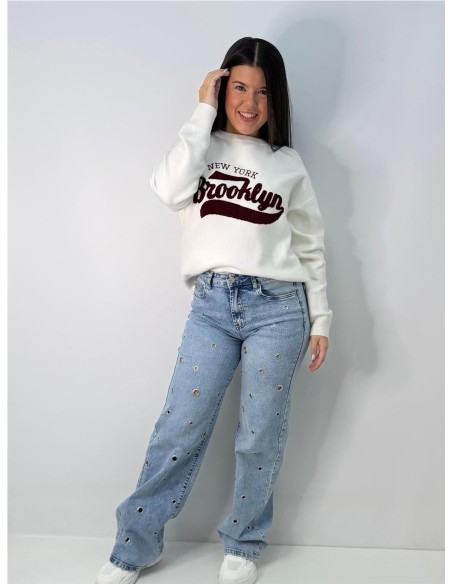 JERSEY BROOKLYN BLANCO