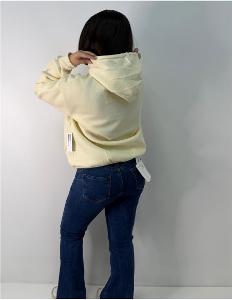 SUDADERA NEW YORK BEIG