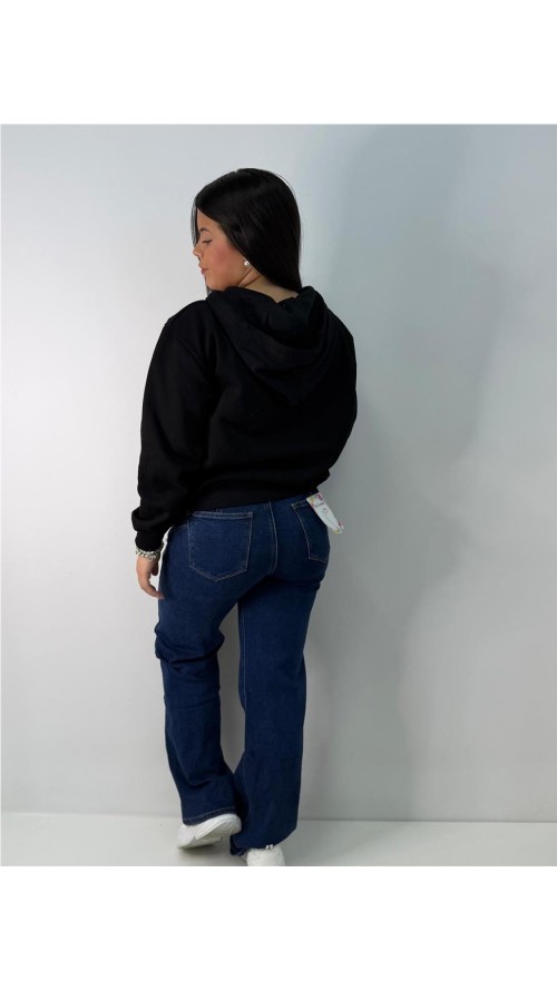 SUDADERA HARVARD NEGRO SUDADERA HARVARD NEGRO