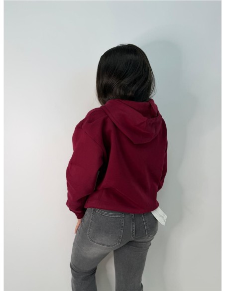 SUDADERA HARVARD BURDEOS