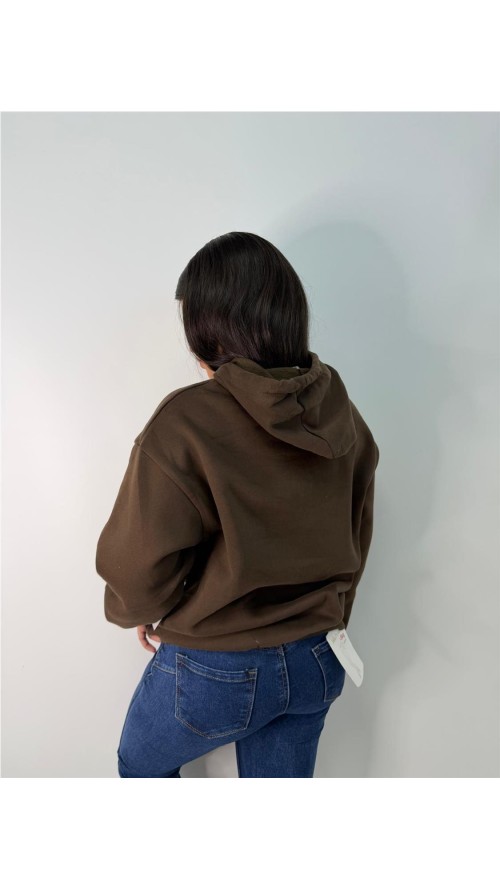 SUDADERA HARVARD MARRON SUDADERA HARVARD MARRON