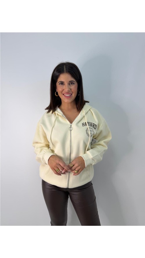 SUDADERA HARVARD BEIG SUDADERA HARVARD BEIG