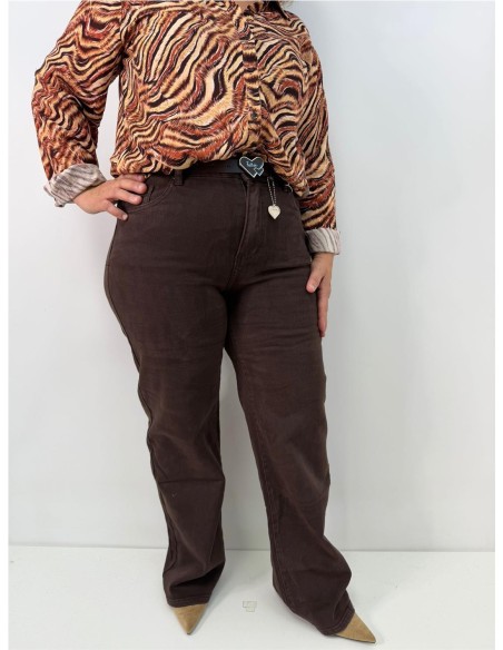 PANTALON RENATA MARRON