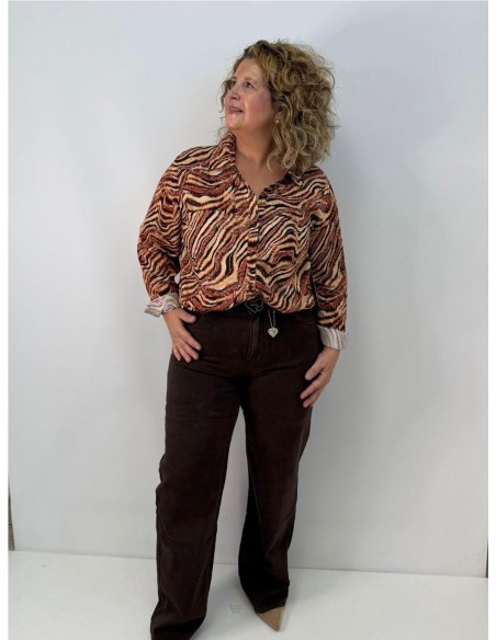 PANTALON RENATA MARRON