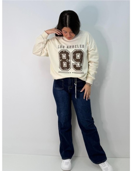 SUDADERA LOS ANGELES BEIG