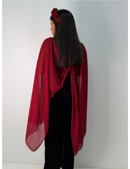 VESTIDO VIOLETA NEGRO