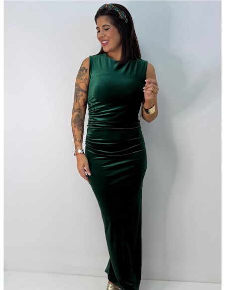 VESTIDO VIOLETA VERDE