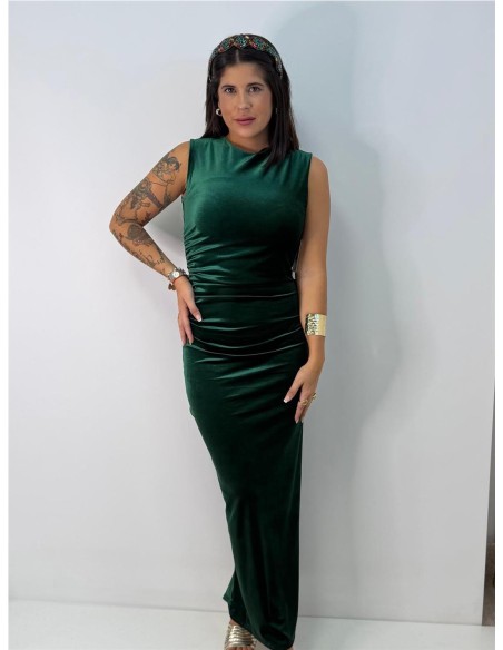 VESTIDO VIOLETA VERDE