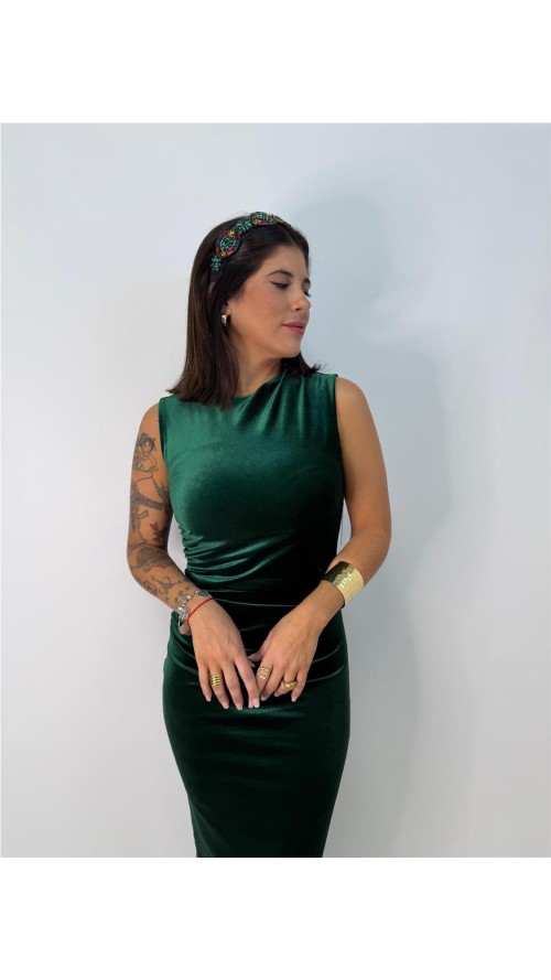 VESTIDO VIOLETA VERDE VESTIDO VIOLETA VERDE