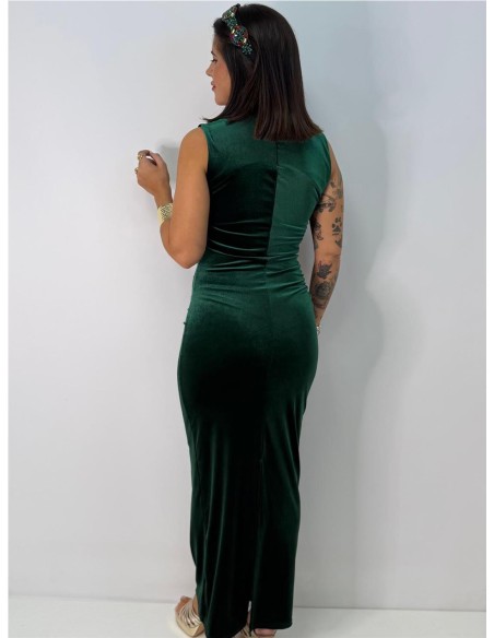 VESTIDO VIOLETA VERDE