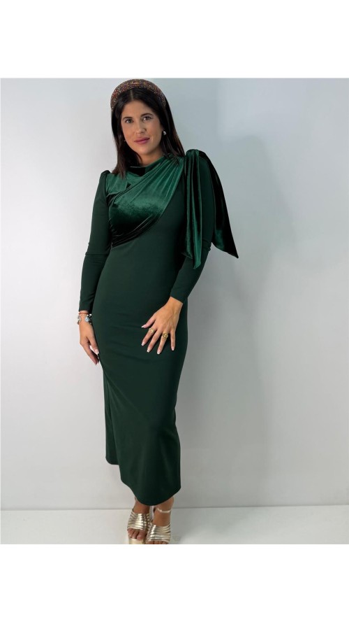 VESTIDO UBEDA VERDE VESTIDO UBEDA VERDE