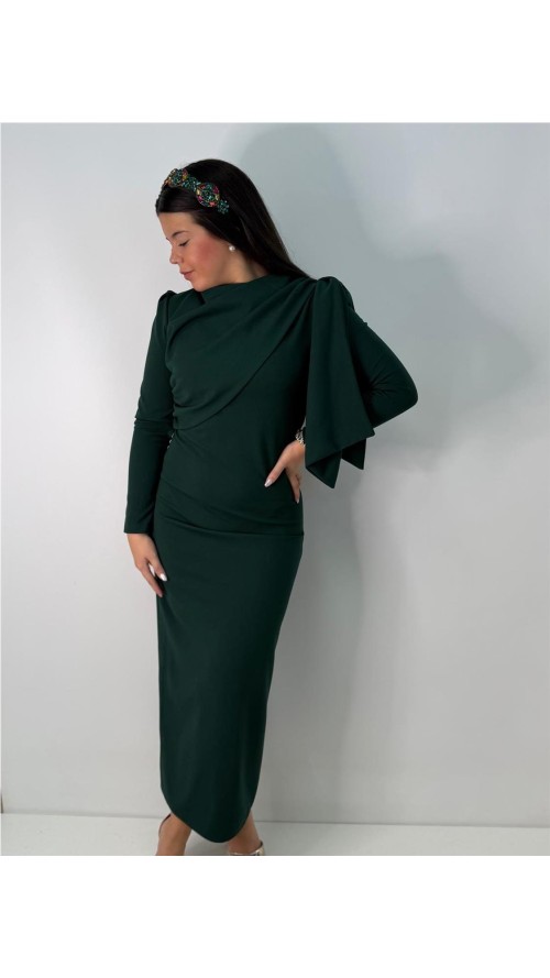 VESTIDO LAZO AZAHARA VERDE VESTIDO LAZO AZAHARA VERDE