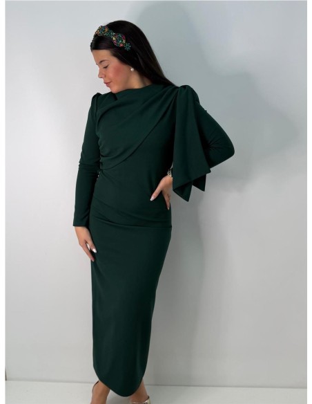 VESTIDO LAZO AZAHARA VERDE