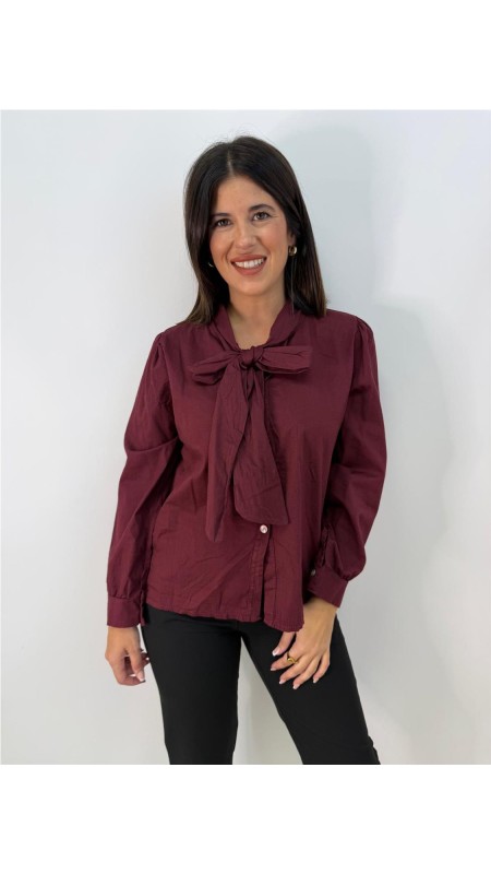 CAMISA LISBOA BURDEOS