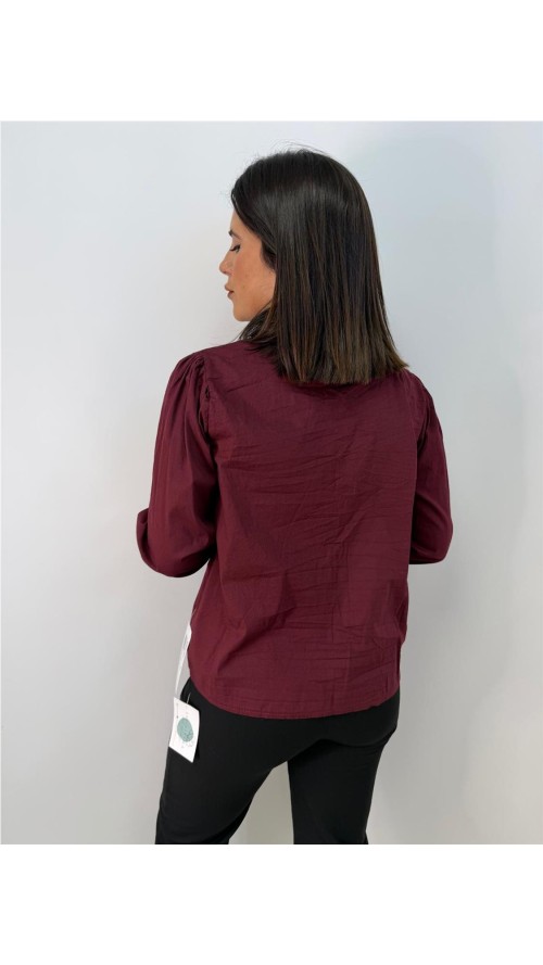 CAMISA LISBOA BURDEOS CAMISA LISBOA BURDEOS