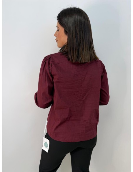 CAMISA LISBOA BURDEOS