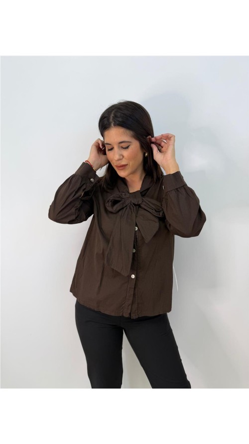 CAMISA LISBOA MARRON