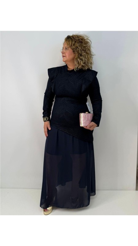 VESTIDO ZAMORA MARINO