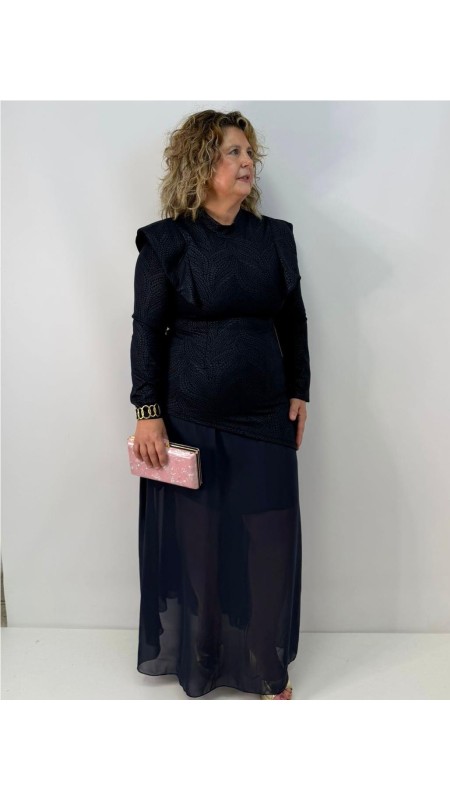 VESTIDO ZAMORA MARINO 2