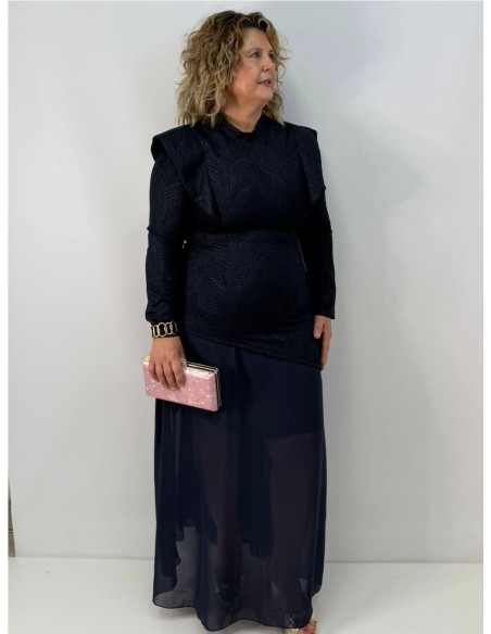 VESTIDO ZAMORA MARINO