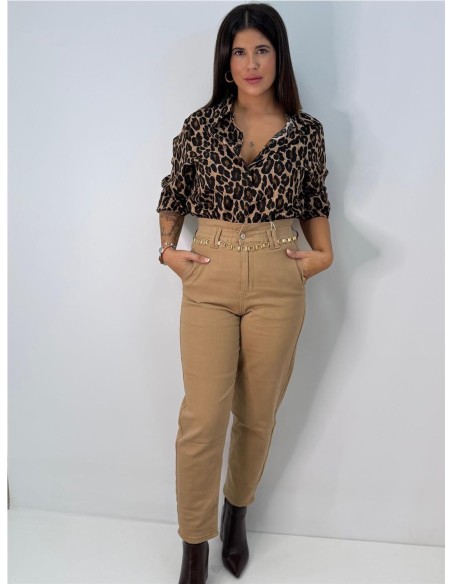 CAMISA SARITA MARRON