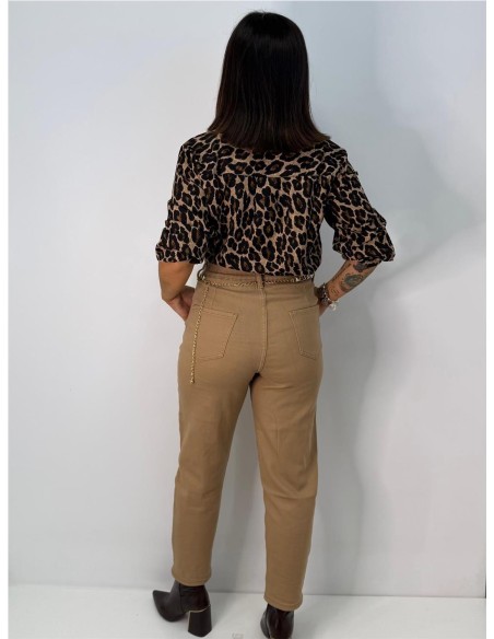 CAMISA SARITA MARRON