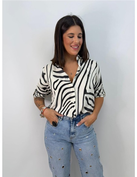 CAMISA BERLIN BLANEGRO