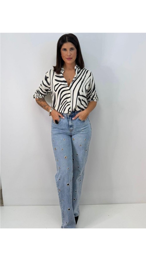 CAMISA BERLIN BLANEGRO