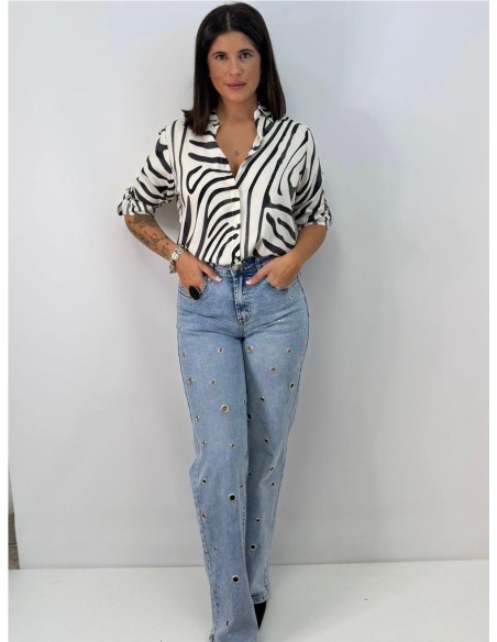 CAMISA BERLIN BLANEGRO