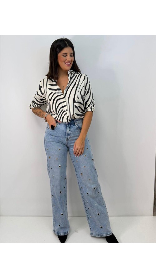 CAMISA BERLIN BLANEGRO