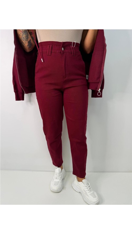 PANTALON ZOE BURDEOS