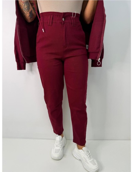 PANTALON ZOE BURDEOS