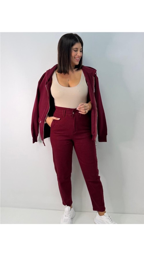 PANTALON ZOE BURDEOS PANTALON ZOE BURDEOS